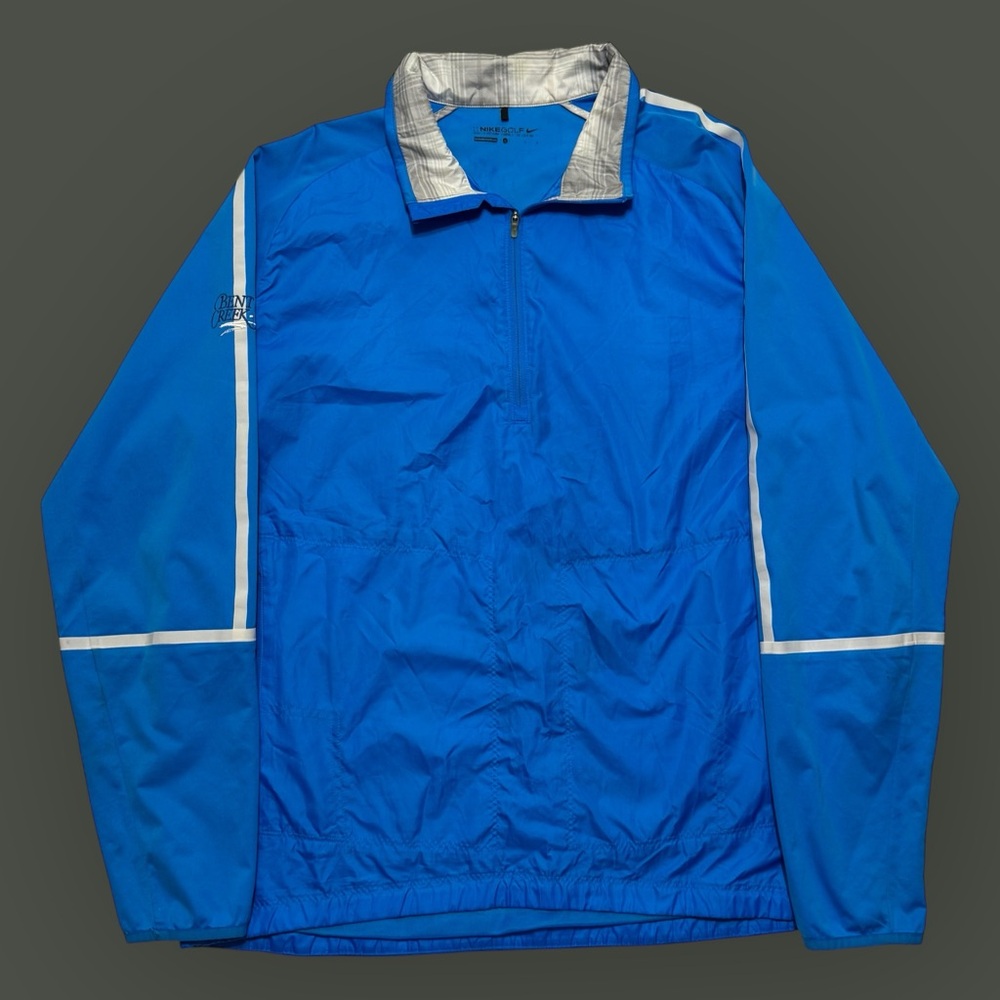Nike Cobalt Blue Bent Creek Golf Windbreaker Jacket